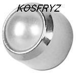 Perła w oprawie srebrnej, R301W