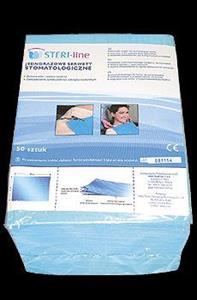 Serwety bibułowo-foliowe składane niebieskie 50 szt.