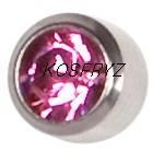 M210W MINI CYRKON RÓŻOWY OP. SREBRNA