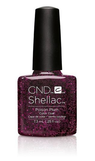 Poison Plum Contradictions collection lakier CND Shellac