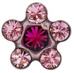 Stokrotki fuchia z różami 75126023