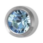 Kolczyki akwamaryn op. srebrna sys. 75