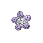 Stokrotki brylant z tanzanite op. srebrna 75126284