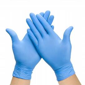 Hybrydowe nitrylowe-winylowe rękawice diagnostyczne S